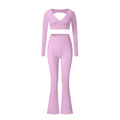  Long Sleeve Trousers A Pink