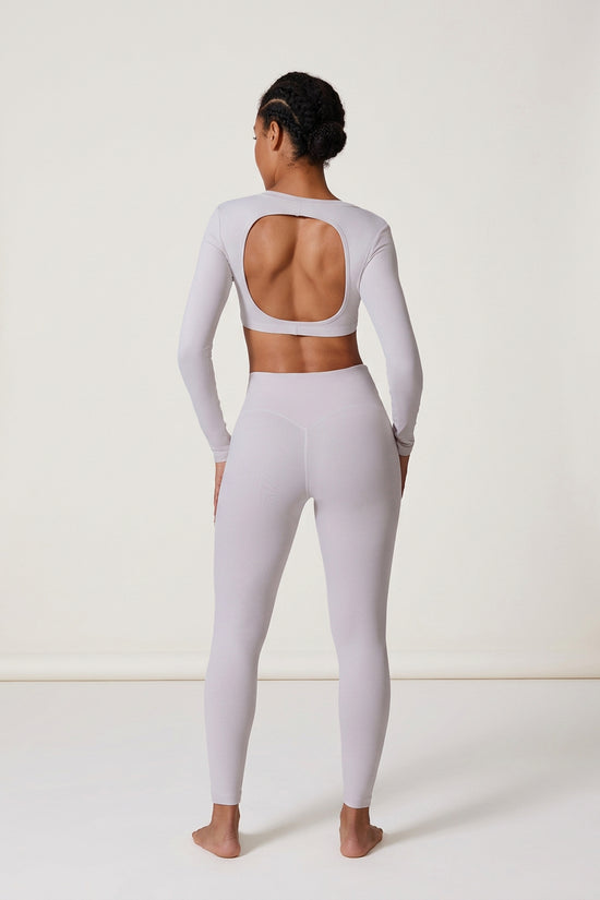 Élan High-Waisted Flared Leggings & Sports Bra Set
