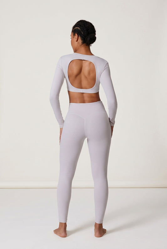 Élan High-Waisted Flared Leggings & Sports Bra Set