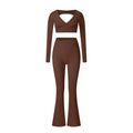  Long Sleeve Trousers  A Brown