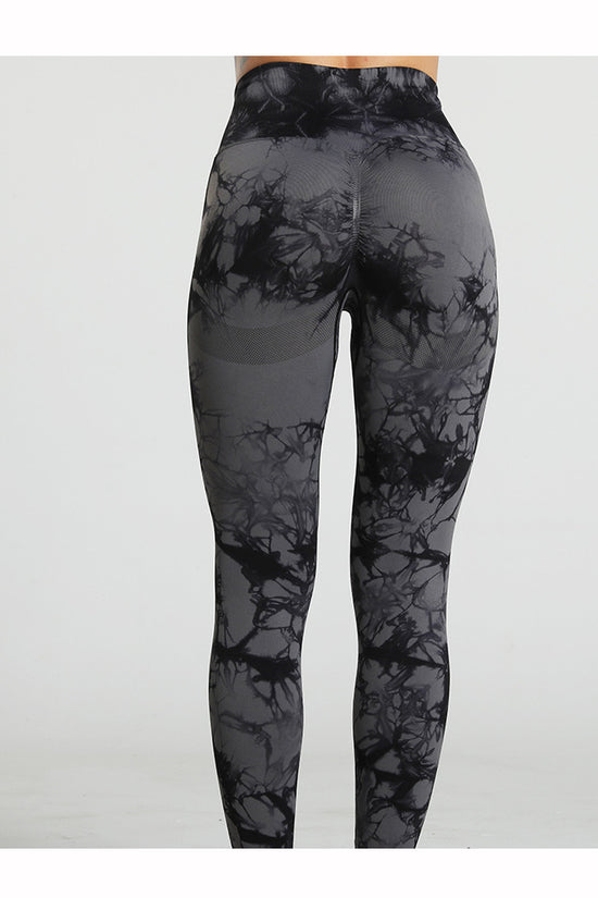 TIE-DYE SCRUNCH BUM LEGGINGS