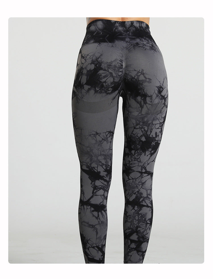 TIE-DYE SCRUNCH BUM LEGGINGS
