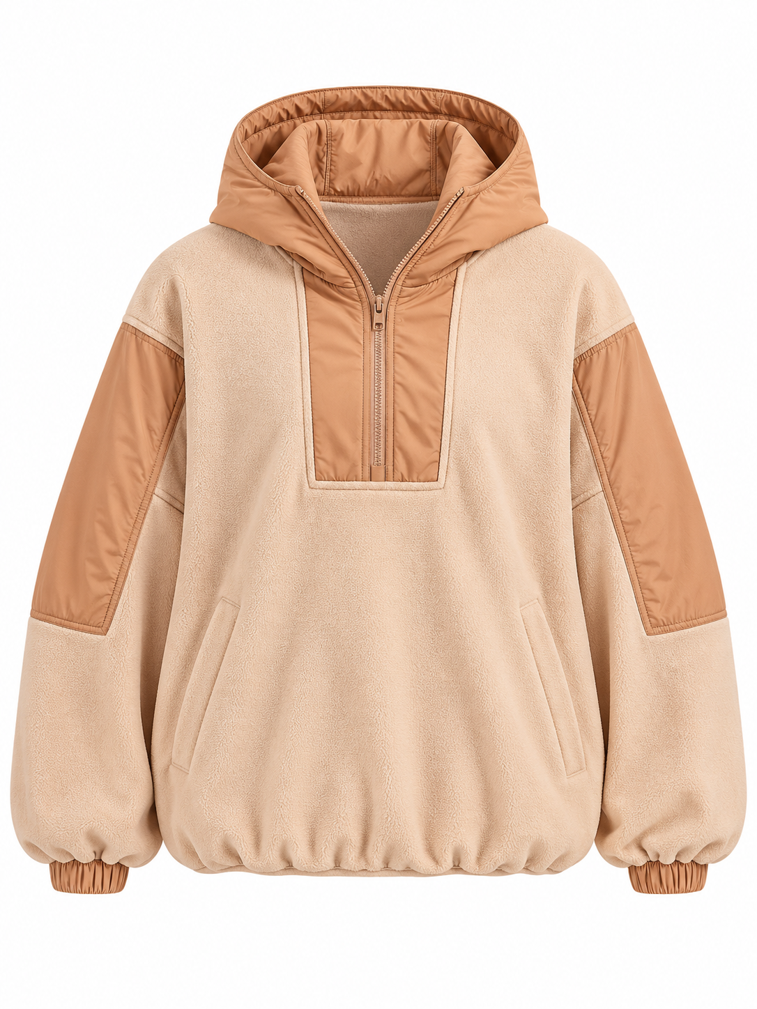 Oria Colourblock Half-Zip Hoodie