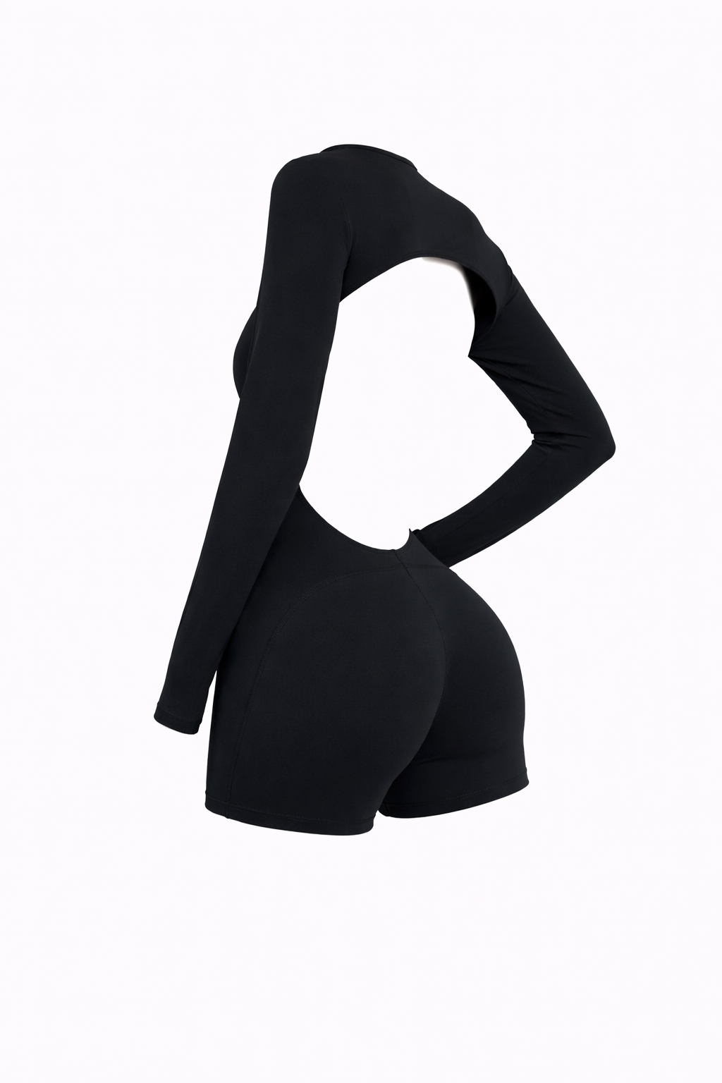 CONTOUR OPEN-BACK SHORT UNITARD