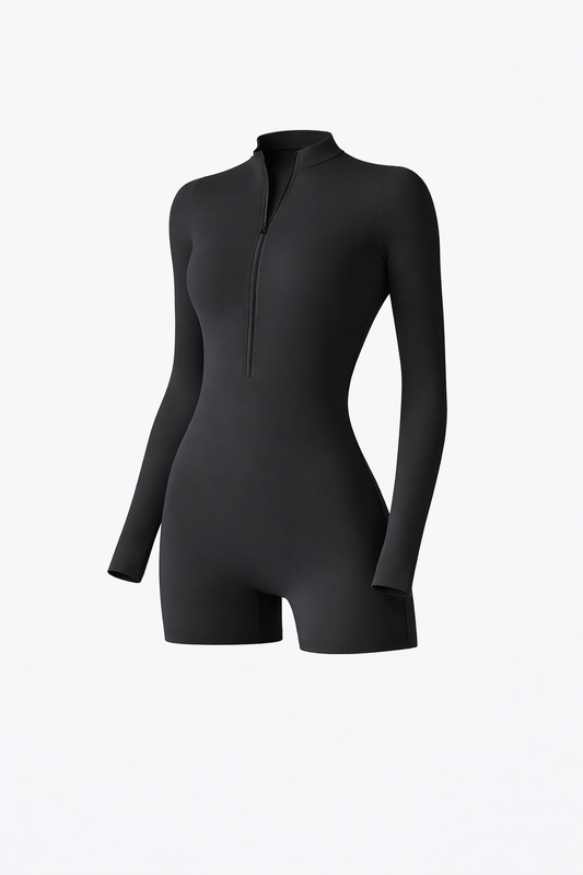 Sculpt Zip Short Bodysuit
