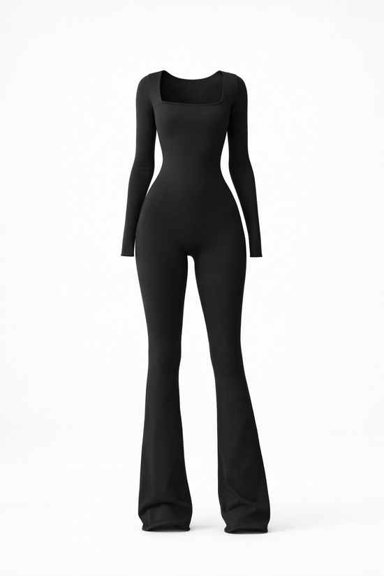 Contour Flare Unitard Jumpsuit