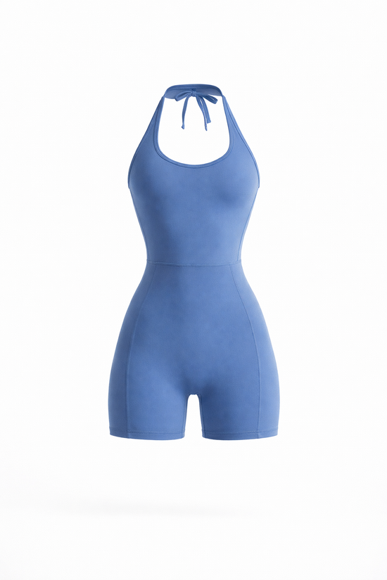 SCULPT HALTER SHORT UNITARD