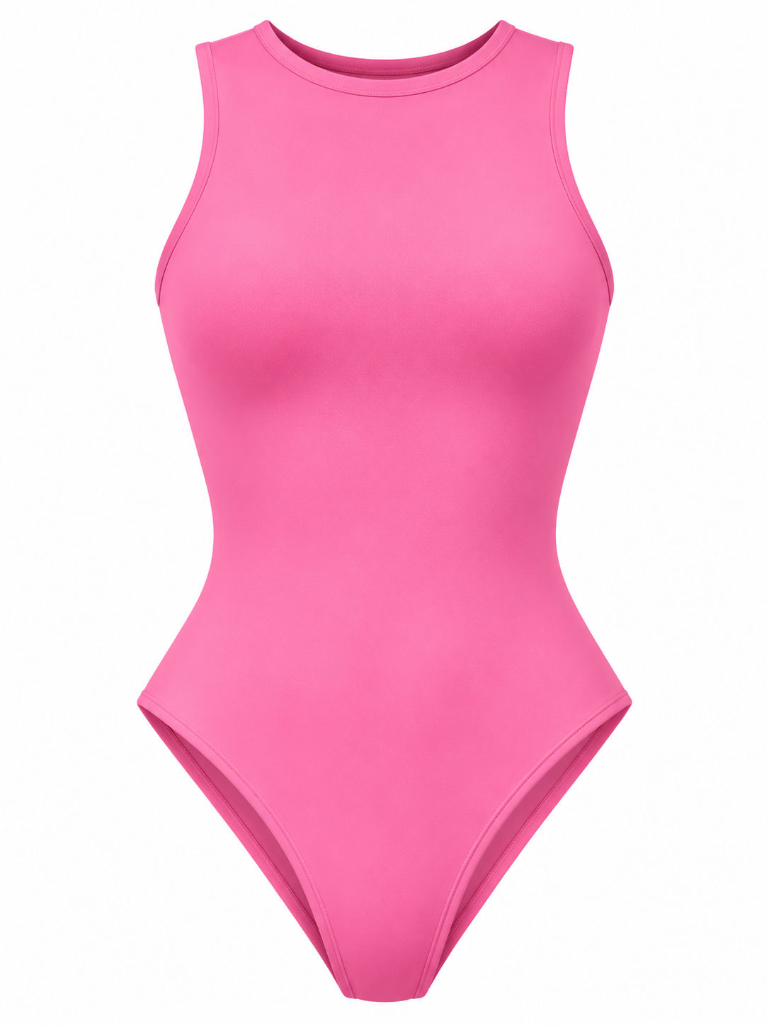 Sola High-Neck Sleeveless Thong Bodysuit