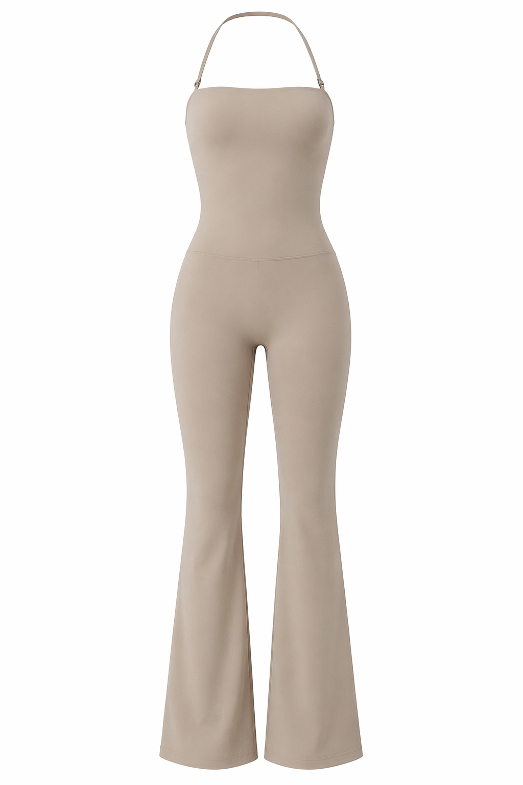 HALTER FLARE JUMPSUIT