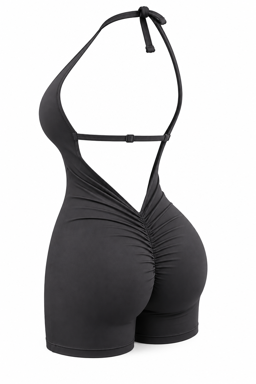 OPEN-BACK SCULPT ROMPER