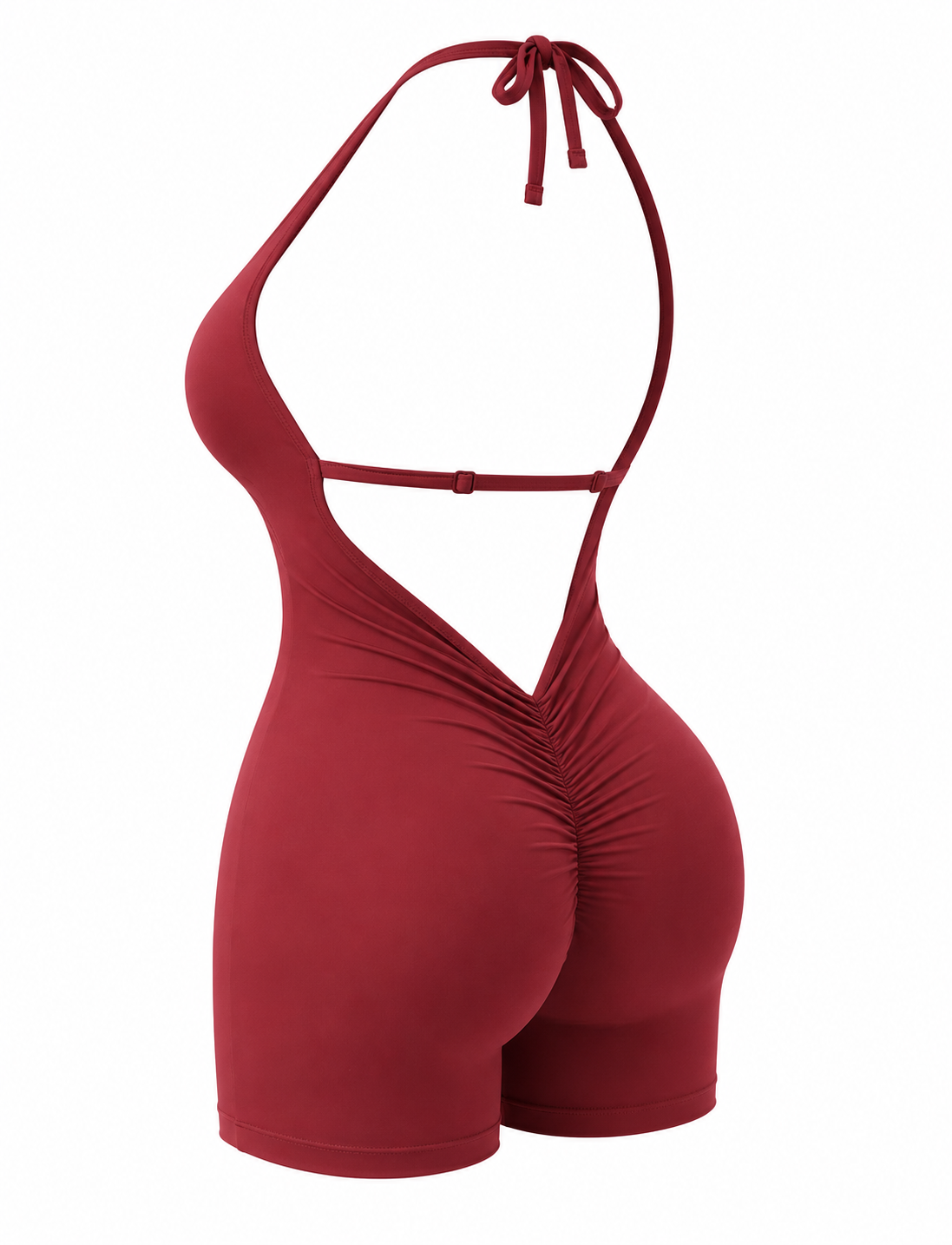 OPEN-BACK SCULPT ROMPER