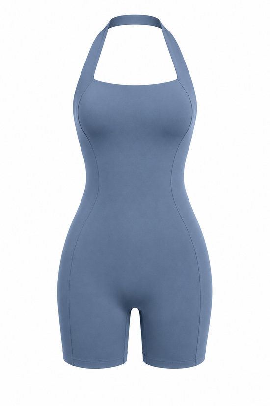 Halter Sculpt Unitard
