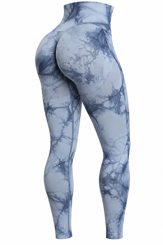 TIE-DYE SCRUNCH BUM LEGGINGS