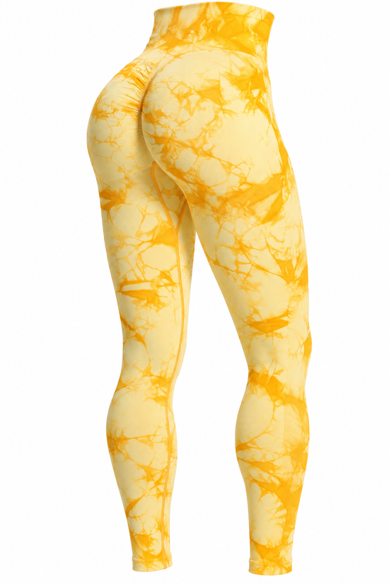 TIE-DYE SCRUNCH BUM LEGGINGS