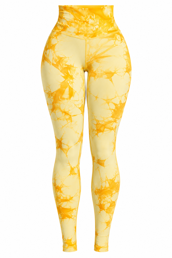 TIE-DYE SCRUNCH BUM LEGGINGS