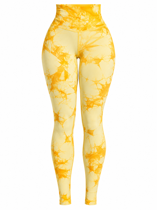 TIE-DYE SCRUNCH BUM LEGGINGS
