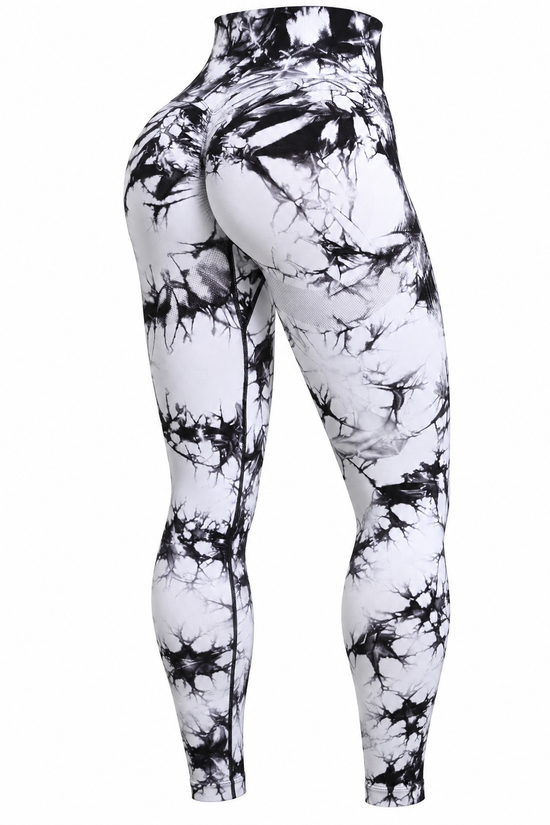 TIE-DYE SCRUNCH BUM LEGGINGS