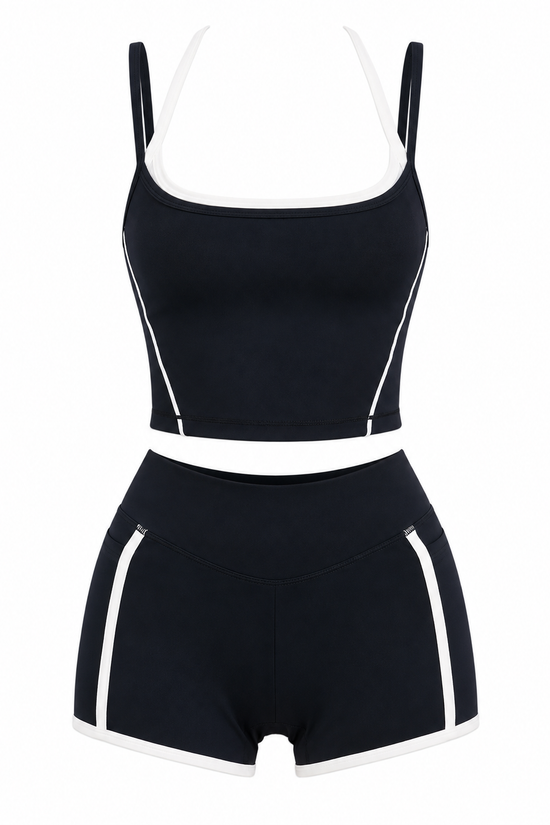 Contrast Layer Tank & Short Set