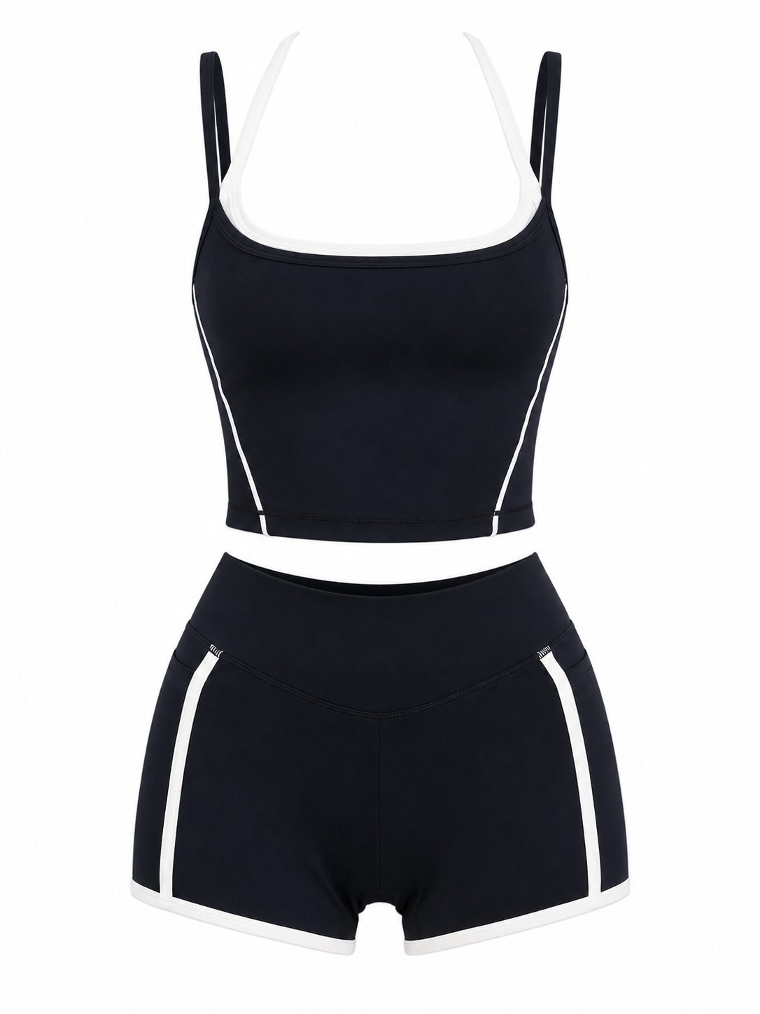 Contrast Layer Tank & Short Set