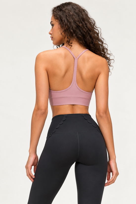 Open-Back Pilates Bra