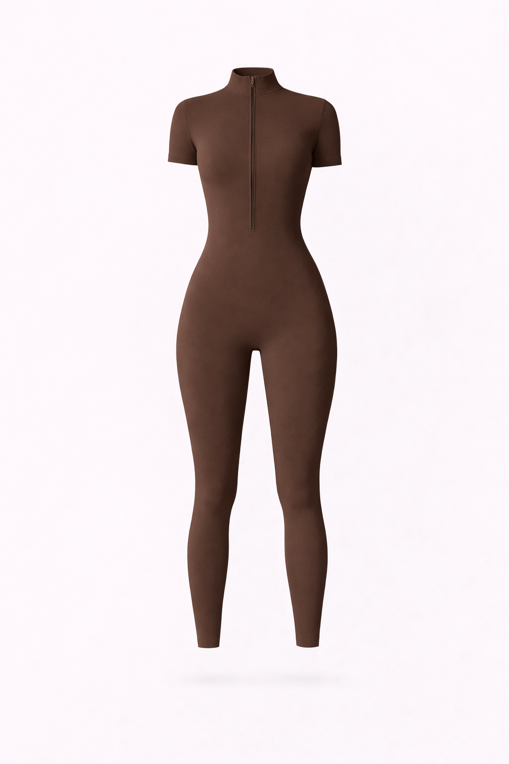 Control ZIp Short Sleeve Jumpsuit