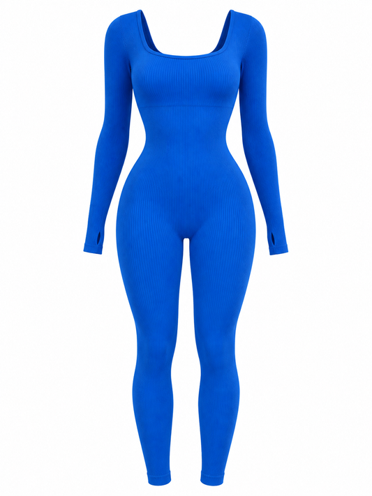 Élan Sculpting Long Sleeve Seamless Jumpsuit
