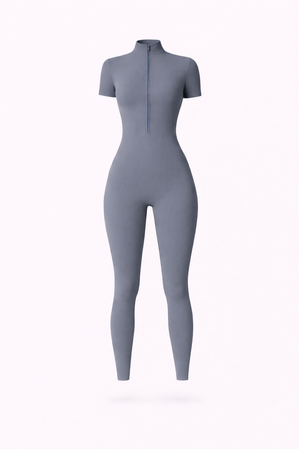 Control ZIp Short Sleeve Jumpsuit