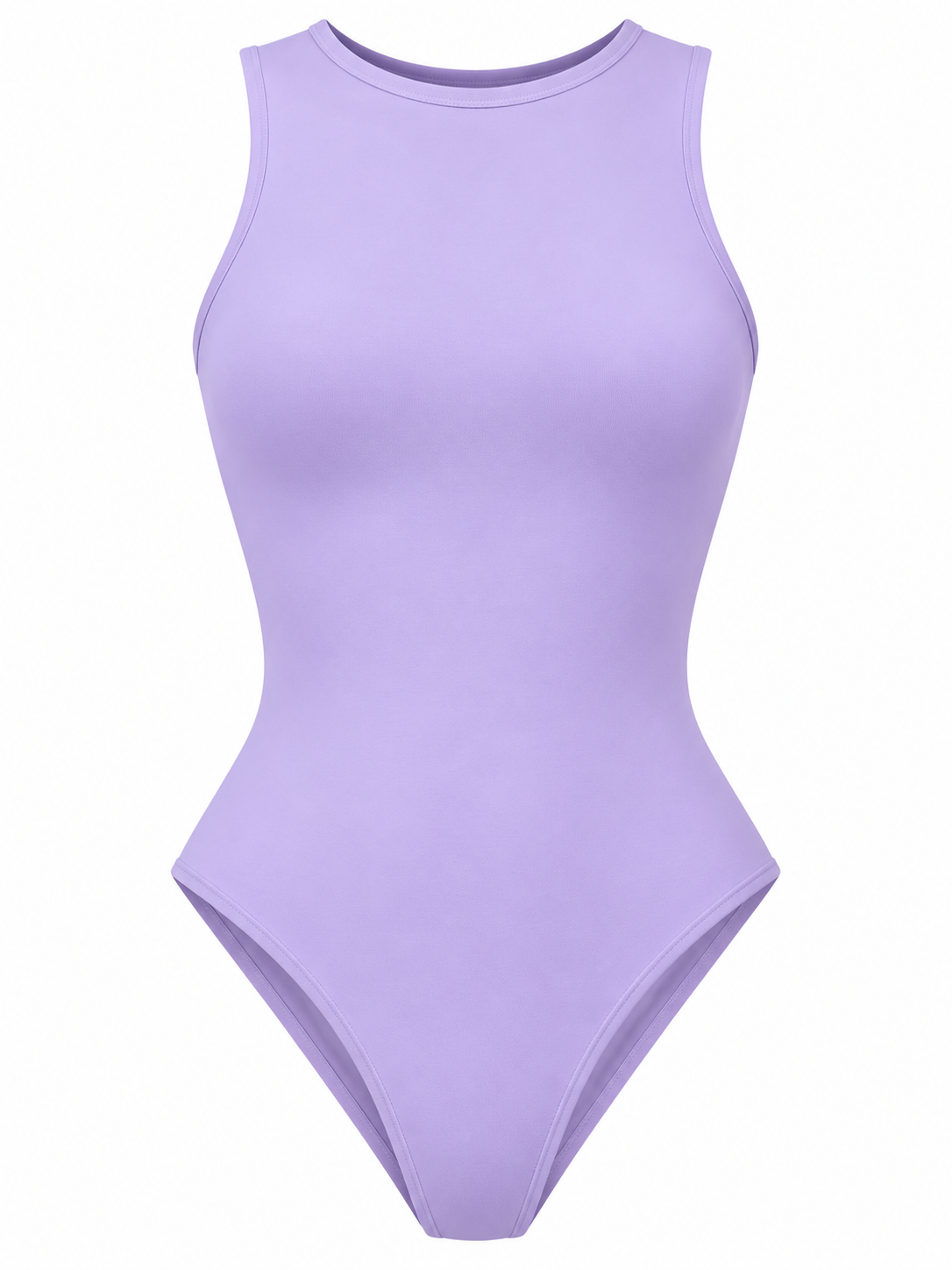 Sola High-Neck Sleeveless Thong Bodysuit