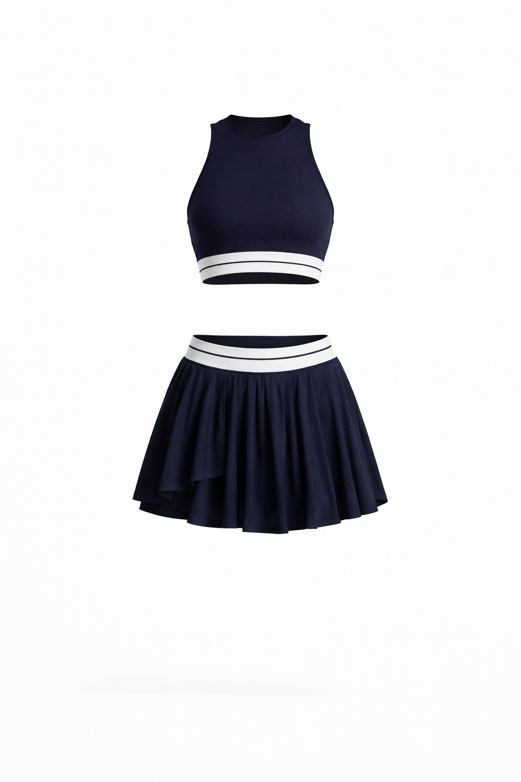 COURT PLEATED SKIRT SET