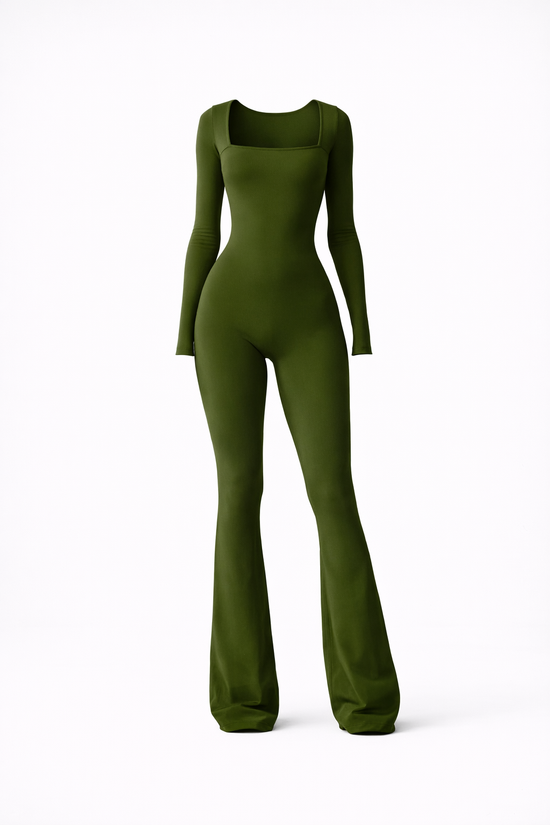 Contour Flare Unitard Jumpsuit