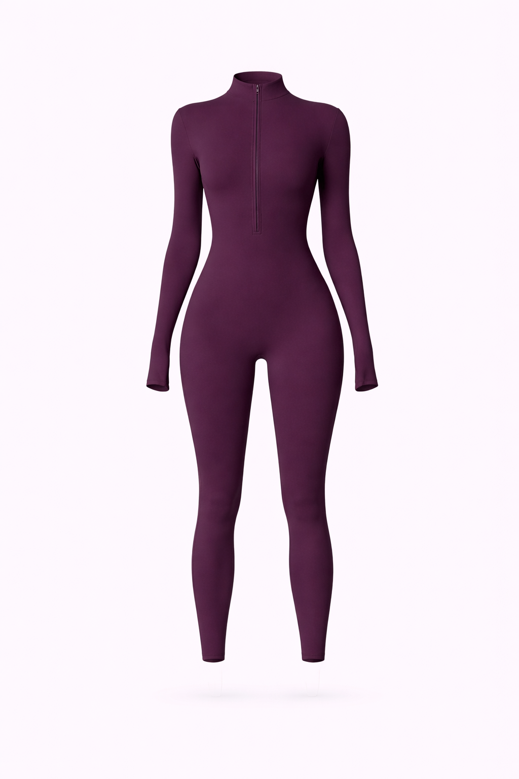 Sculpt Zip Long Sleeve Jumpsuit