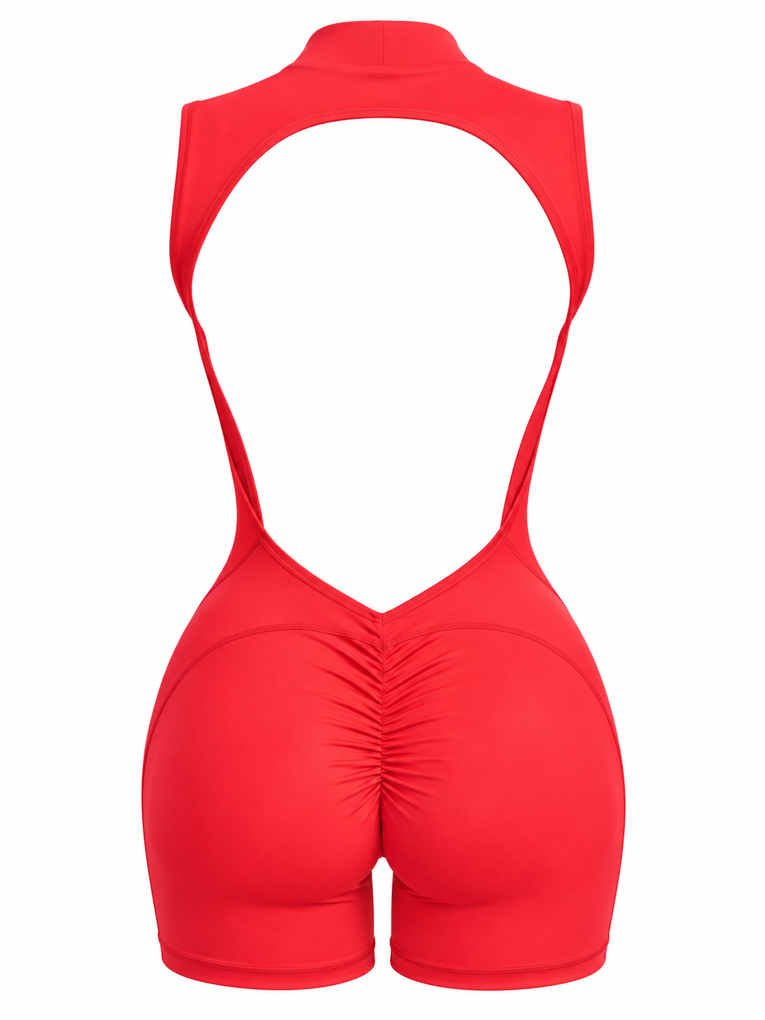 Open-Back Sculpt Romper