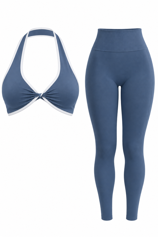 Contour Colourblock Bra & Legging Set