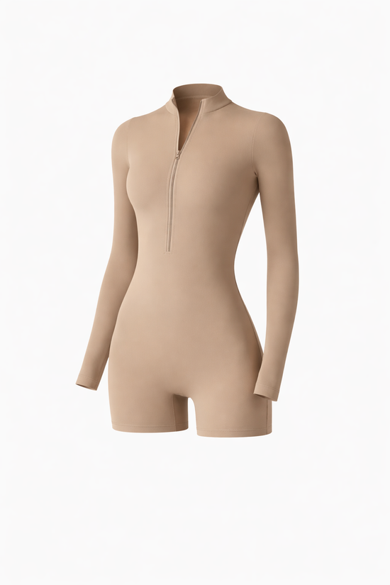 Sculpt Zip Short Bodysuit