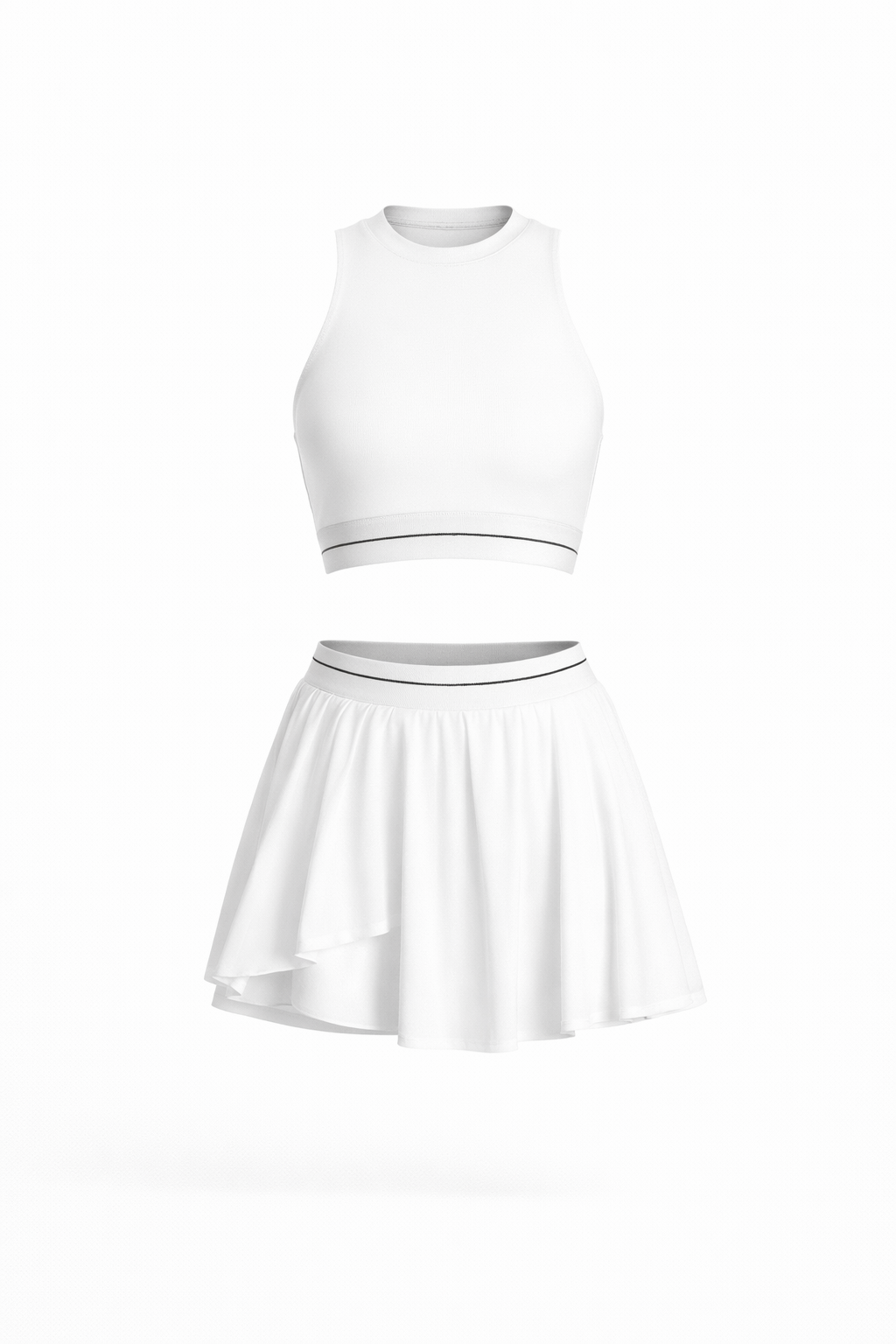 COURT PLEATED SKIRT SET